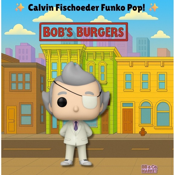 Funko Other - Bob's Burgers‎ Calvin Fischoeder Funko Pop! Vinyl Figure with PROTECTOR